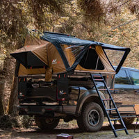 AOOKMIYA Naturnest Rooftop Tent Hard Shell 2024 Upgraded Model, Nature Nest Roof Top Tent Camping with Top Roof Rack, Aluminum Hardshell
