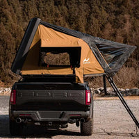 AOOKMIYA Naturnest Rooftop Tent Hard Shell 2024 Upgraded Model, Nature Nest Roof Top Tent Camping with Top Roof Rack, Aluminum Hardshell