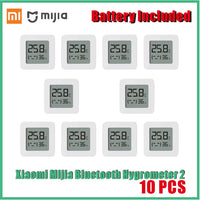 New 1-10pcs Xiaomi Mijia Bluetooth Thermometer 2 Wireless Smart Electric Digital Hygrometer Thermometer Work with Mijia APP