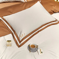 New 1000TC Egyptian Cotton Comforter Bedding Set Queen King size Bed sheet Pillow Cover 4pcs Embroidery Quilt cover