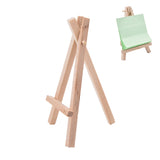 AOOKMIYA New 1PC 8x15cm 12.5x7cm Mini Wood Artist Tripod Painting Easel For Photo Painting Postcard Display Holder Frame Cute Desk Decor