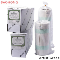 New!Baohong Artist Grade 100% Cotton Watercolor Paper Roll 27cm/37cm x 10m 140lb 300g Acid-Free Wet Dry Mixed Media Master Paper