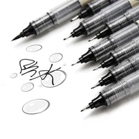 New Big Capacity Waterproof Ink Art Markers Brush Pen Sketch Drawing comics Pigment Line Pens Office School Stationery Supplies