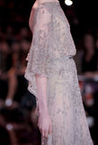 AOOKDRESS New Elie Saab Luxury Grey Crystal Sexy Open Back  فساتين السهرة vestidos de fiesta  فساتين سهره evening dresses