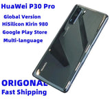 New Global Version HuaWei P30 Pro VOG-L29 SmartPhone 6.47" 2340x1080 OLED 40MP 5 Cameras 40W Charger IP68 NFC Kirin 980 Dual Sim