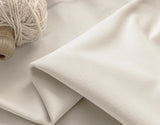 New Light Luxury Silk Flannelette White Milk Tea Cream White Nordic Bedroom Curtain Living Room