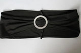 New Spandex Ivory Chair Bands With Diamond Buckle/Chair Cover Sash/Chair Band In Chair Cover For Wedding Events Decoration