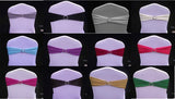 New Spandex Ivory Chair Bands With Diamond Buckle/Chair Cover Sash/Chair Band In Chair Cover For Wedding Events Decoration