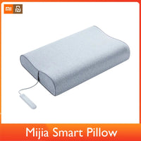 New Xiaomi Mijia Smart Pillow Sleep Monitoring Link Bluetooth 5.2 Double Curve Pillow Bedding Pillow Works With Mijia App Family