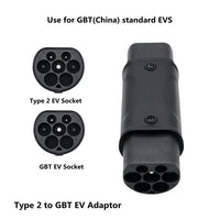 AOOKMIYA New energy J1772 electric car European standard to American standard conversion head type2 to type1 charging gun adapter EVSE