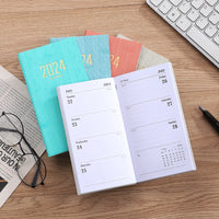 Notepad diário portátil para poupar dinheiro, Agenda Organizer, planejador semanal, A6 Notepad, orçamento Notebooks, Travel Schedule Record, 2022