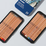 Nyoni Carvão Pastel Lápis Set, Esboço, Skin Chalk, Escola Profissional de Arte Suprimentos para Artista, 24 cores