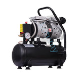 O compressor de ar industrial pequeno, óleo livra, silencioso, de alta pressão, bomba do Woodworking, 10L