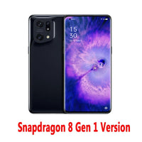 Original OPPO find X5 Pro 5G Snapdragon 8 Gen1 Octa Google play mobile Phone flash charger 12GB ROM 256GB RAM telephone