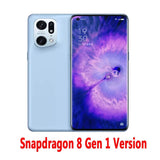 Original OPPO find X5 Pro 5G Snapdragon 8 Gen1 Octa Google play mobile Phone flash charger 12GB ROM 256GB RAM telephone