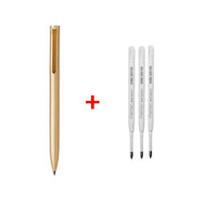 Original Xiaomi Mijia Metal Sign Pens PREMEC Smooth Switzerland Refill 0.5mm Signing Pens Mi Aluminum Alloy Pens Black Ink