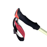 AOOKMIYA Outdoor Alpenstock Carbon Fiber Walking Sticks Telescoping Foldable Self Defense Hiking Trekking Poles Sticks