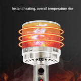 Outdoor Heater Infrared Umbrella Gas Quick-Heating Garden Patio Vertical Stainless Steel Large smokeless Heated Stove for Winter