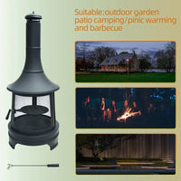 Outdoor Patio Grill Charcoal Firewood Stove Villa Garden Brazier Heating Fireplace Bonfire Patio Heater Outdoor Heating Element