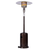 Outdoor Portable Gas Heater 88" Tall Premium Standing Patio Heater W/Auto Shut Off&Simple Ignition System Wheels&Base Reservoir