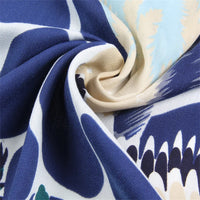 POBING Silk Cashmere Scarf Women Hand Rolled Shawls Giraffe Print Square Scarves Wraps Bandana Big Hijabs Female Foulard 135CM