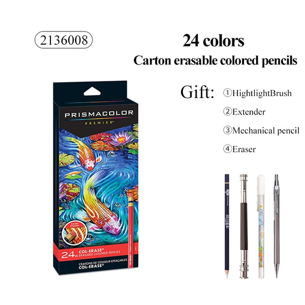 PRISMACOLOR Premier Genuine Oily Colored Pencil 24/36/48/72/132/150 Colors  Lapis de cor Colored Pencils Artists Drawing Supplies