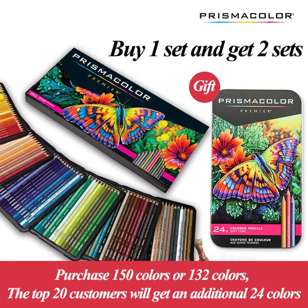 72 Pack Prismacolor Colored Pencils for Adults Professionals  Art Supplies  for Drawing, Sketching - Soft Core Color Pencils