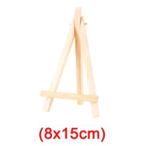 AOOKMIYA Painting Easel Shelf Classroom Students Artist Exhibition Art Craft Wooden Display Stand Holder DIY Arts Photo Cards Displaying