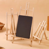 AOOKMIYA Painting Easel Shelf Classroom Students Artist Exhibition Art Craft Wooden Display Stand Holder DIY Arts Photo Cards Displaying