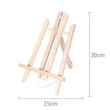 AOOKMIYA Painting Easel Shelf Classroom Students Artist Exhibition Art Craft Wooden Display Stand Holder DIY Arts Photo Cards Displaying