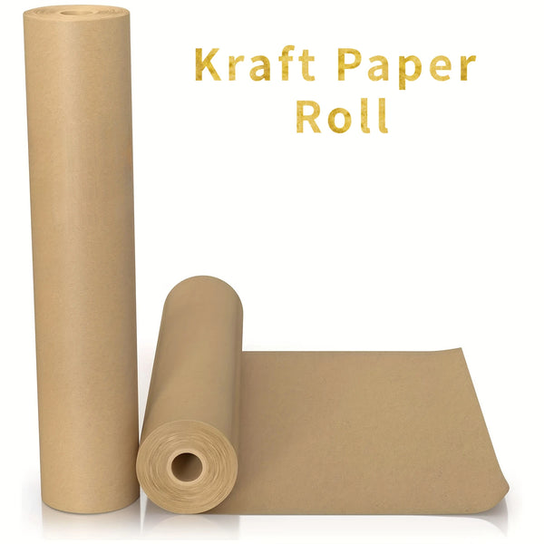 Papel Kraft Rolo, Ideal para embalagem Movin Embrulho, Postal Shipping Parcel, Wall Art Artesanato, Placas de Boletim, Piso Cobrindo