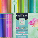 Pastel macio lápis colorido Set, desenho Crayons, escola esboçando, arte de colorir suprimentos, 72pcs