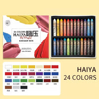 Paul Rubens 24/36/48/60/72 Colors HAIYA Soft Oil Pastels Crayon Graffiti Painting Beginners Art Drawing Supplies Set