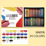 Paul Rubens 24/36/48/60/72 Colors HAIYA Soft Oil Pastels Crayon Graffiti Painting Beginners Art Drawing Supplies Set