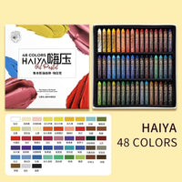 Paul Rubens 24/36/48/60/72 Colors HAIYA Soft Oil Pastels Crayon Graffiti Painting Beginners Art Drawing Supplies Set