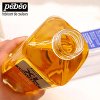 Pebeo 500ML Pintura A Óleo Verniz Médio Claro Óleo De Linhaça Óleo Mineral Thinner Inodoro Thinner Desenho Suprimentos Auxiliares