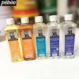 Pebeo 500ML Pintura A Óleo Verniz Médio Claro Óleo De Linhaça Óleo Mineral Thinner Inodoro Thinner Desenho Suprimentos Auxiliares