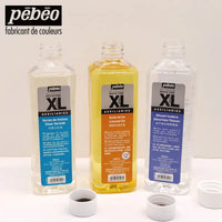 Pebeo 500ML Pintura A Óleo Verniz Médio Claro Óleo De Linhaça Óleo Mineral Thinner Inodoro Thinner Desenho Suprimentos Auxiliares