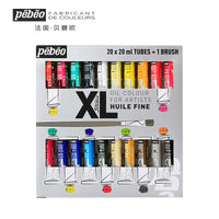 Pebeo XL 40/30/20/10 Cores 20ML/tubo Conjunto de Pintura a Óleo para Artista Iniciantes Desenho Cor Escova Pigmentos Art Supplies Mais Rápido Seco