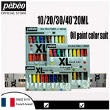 Pebeo XL 40/30/20/10 Cores 20ML/tubo Conjunto de Pintura a Óleo para Artista Iniciantes Desenho Cor Escova Pigmentos Art Supplies Mais Rápido Seco