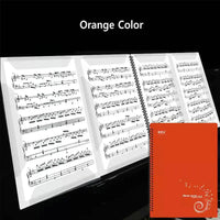 Piano Sheet Music Folder A4 Music Partition Piano Score Folder For Musical Sheet Music Four-page Expanding Music Sheet Book