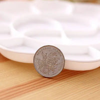 AOOKMIYA  Plastic plum blossom palette plate acrylic gouache watercolor textile pigment palette plate 2pcs free shopping