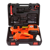 Portátil elétrico hidráulico carro jack, 12V Impact Wrench Compressor de pneu, Levantamento LED Light, Ferramenta de reparo do carro