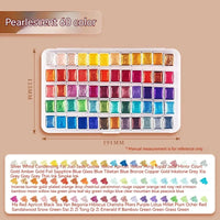 Portátil sólida aquarela guache pintura set, volta para escola itens pigmento para pintura, arte suprimentos, 60 cores