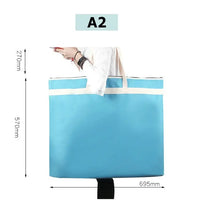 Portable A2 Portfolio Folder File Bag A1 Plus Size Zipper Bag Drawing Folder A2 / A1 Paintings Documents Storage Bag For Artist