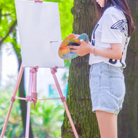 AOOKMIYA Portable Easel Sketch Painting Art Drawing Easel Aluminum Alloy Caballete Pintura Adjustable Easel Art Students Drawing Supplies