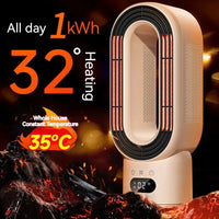 Portable Electric Heater Room Heating Stove Household Radiator Remote Warmer Machine For Winter Desktop Heaters 1000W