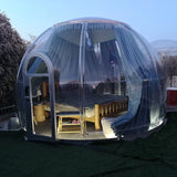 AOOKMIYA Portable Foldable Outdoor Camping Resort Hotel Prefab House Pop Up Winter Luxurious Inflatable Lodge Dome Bubble Tent