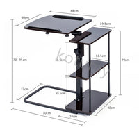 Portable Lifting Computer Desk, Dobrável ao lado da mesa do portátil, Home Learning Desk, Notebook