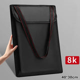 Prancheta portátil de desenho A3 com armazenamento, Tablet de papel 8K impermeável, Saco de prancheta ao ar livre para artista